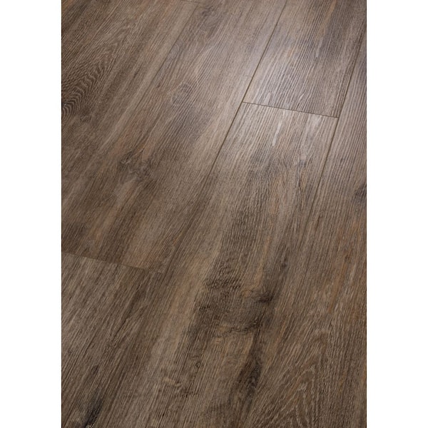 Casa Verelle​ Chase 20 MIL x 7 in. W x 48 in. L Waterproof Click Lock Luxury Vinyl Plank Flooring (21. 25 sq. ft./case)