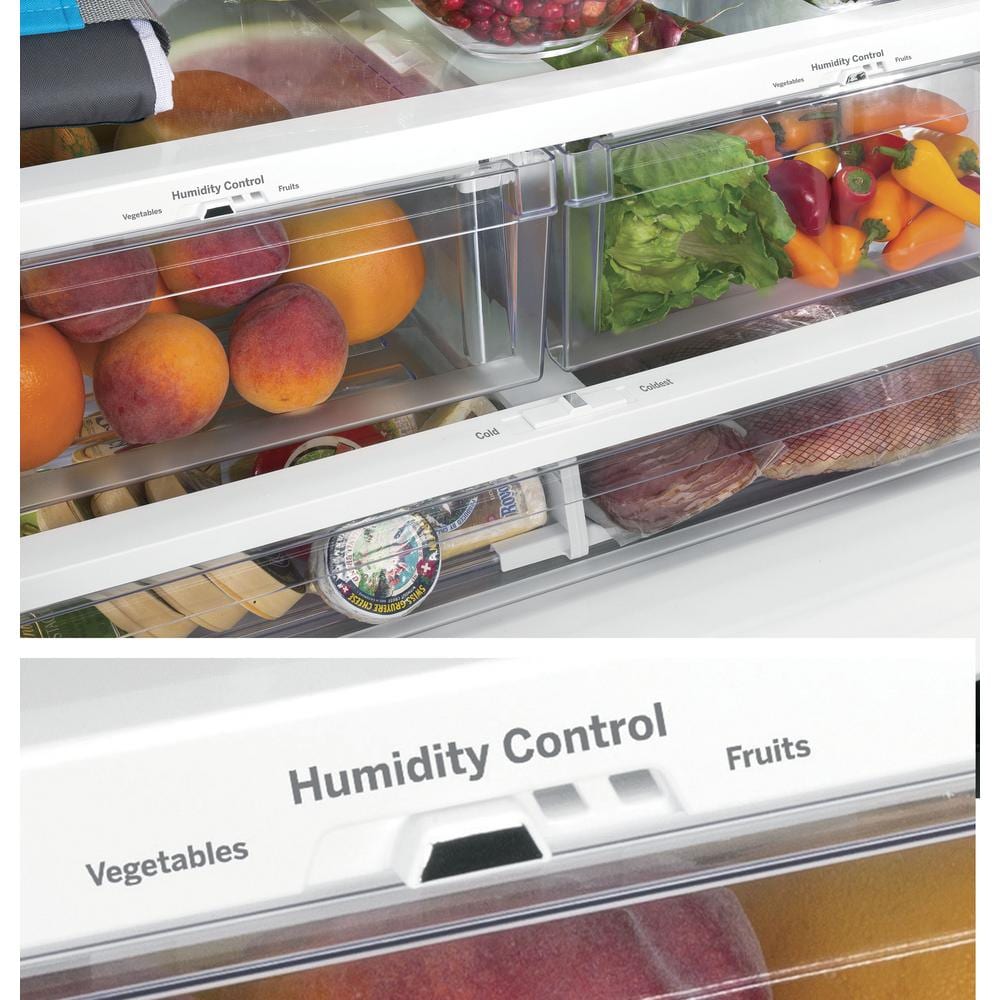Stainless Steel 33" Smart French Door Refrigerator with Ice Maker