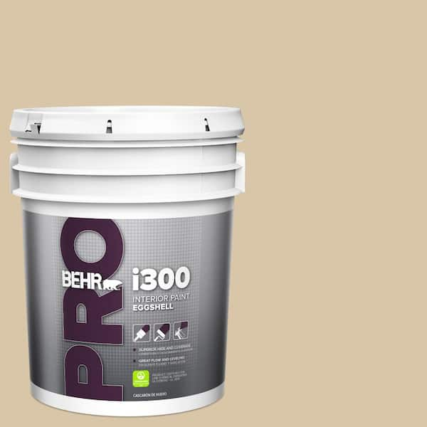 BEHR PRO 5 gal. #MQ2-23 Almond Butter Eggshell Interior Paint