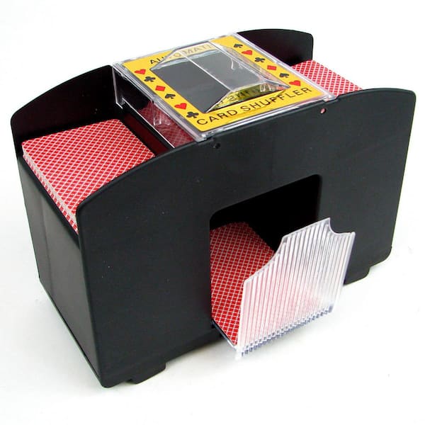 4 deck card shuffler machine