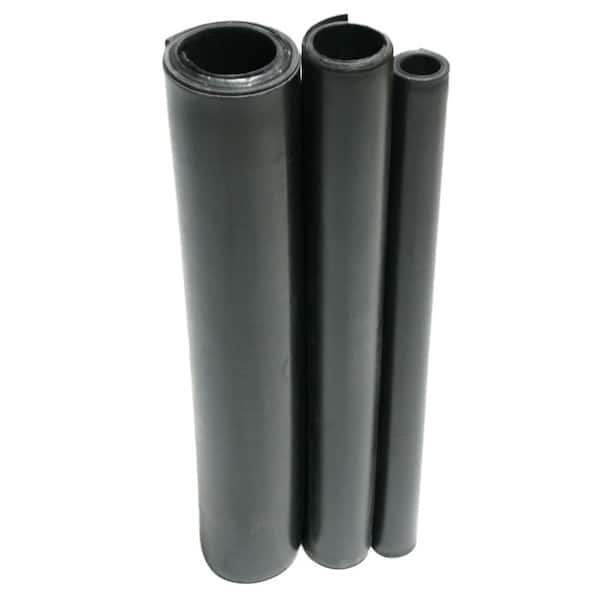 Natural Rolled Rubber Mat - 4' Wide x 1/4 Thick - Sold By The Foot - QC  Supply