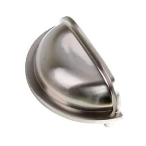 3 in. (76 mm) Center-to-Center Satin Nickel Traditional Bin Cup Drawer Pull (10-Pack)