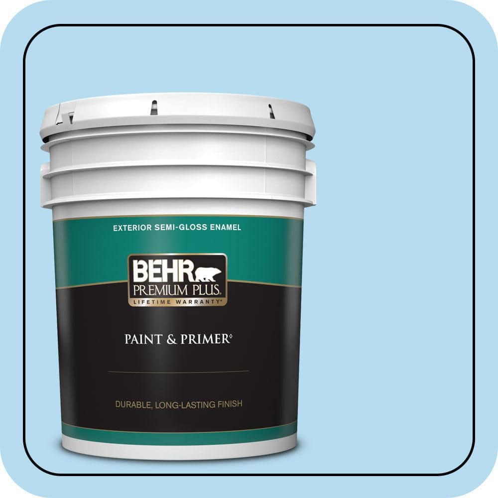 5 gal. #P500-2 Seashore Dreams Semi-Gloss Enamel Exterior Paint & Primer price history on PriceWatchPro