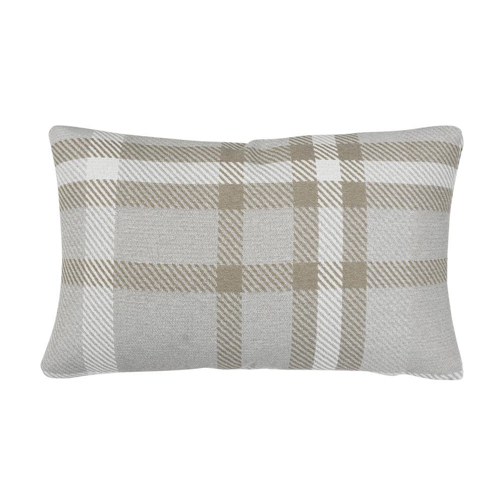 Tartan Hemp Lumbar Outdoor Accent Throw Pillow price history on PriceWatchPro