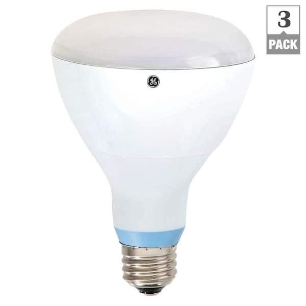 GE Reveal 65W Equivalent Reveal (2,700K) BR30 Dimmable LED Light Bulbs (3-Pack)