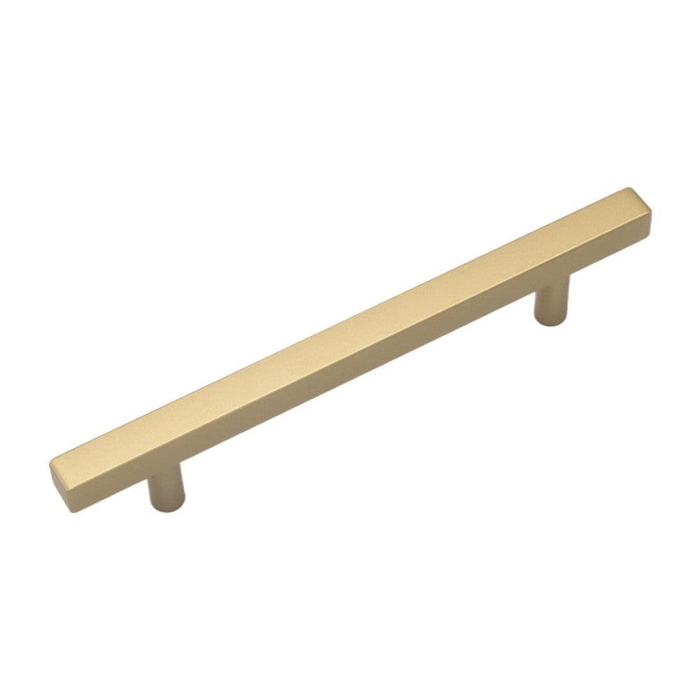 Quad Collection Pull - 6-5/16 in. Center to Center Brushed Golden Brass Bar Cabinet Pull (10-Pack) price history on PriceWatchPro