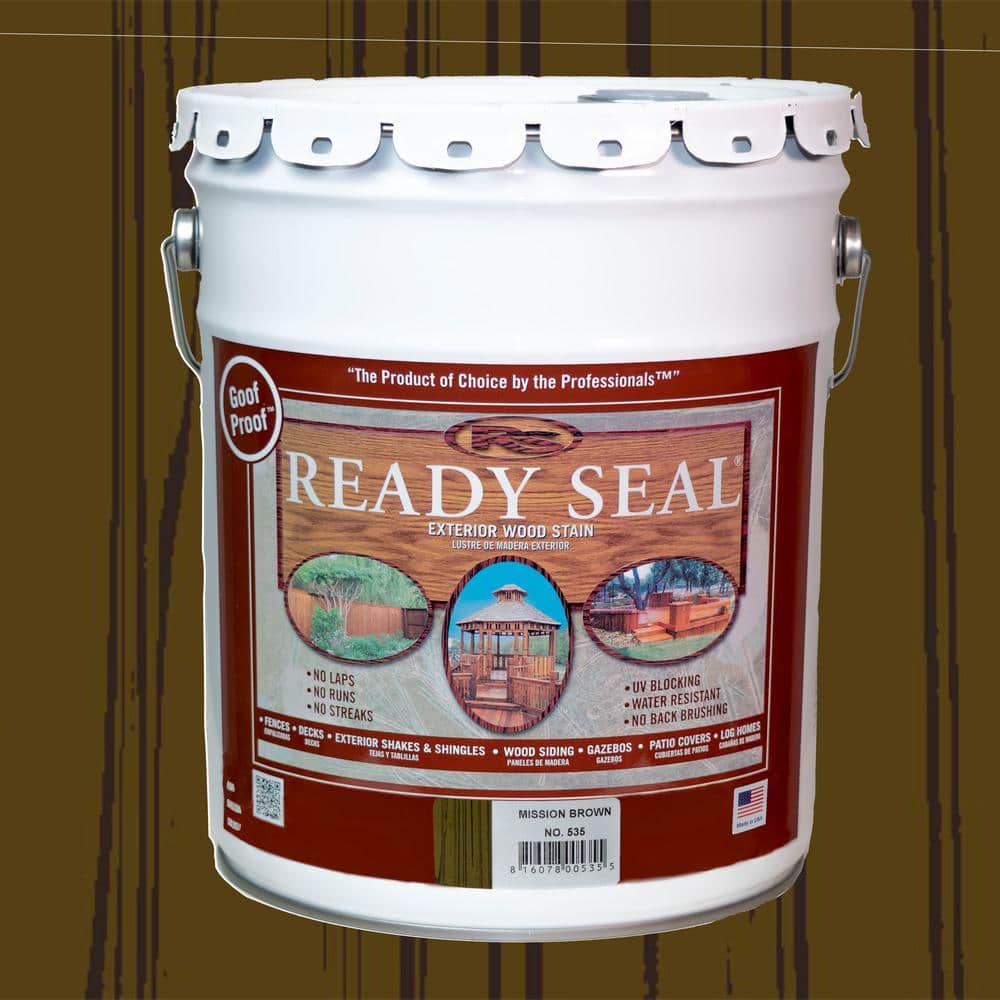 Have a question about Ready Seal 5 Gal. Mission Brown Exterior Wood