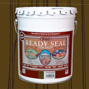 5 Gal. Mission Brown Exterior Wood Stain and Sealer
