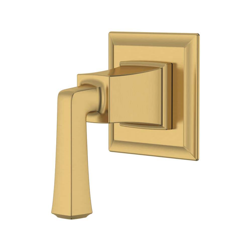 Town Square S Brushed Gold Wall-Mounted Bathtub/Shower Lever