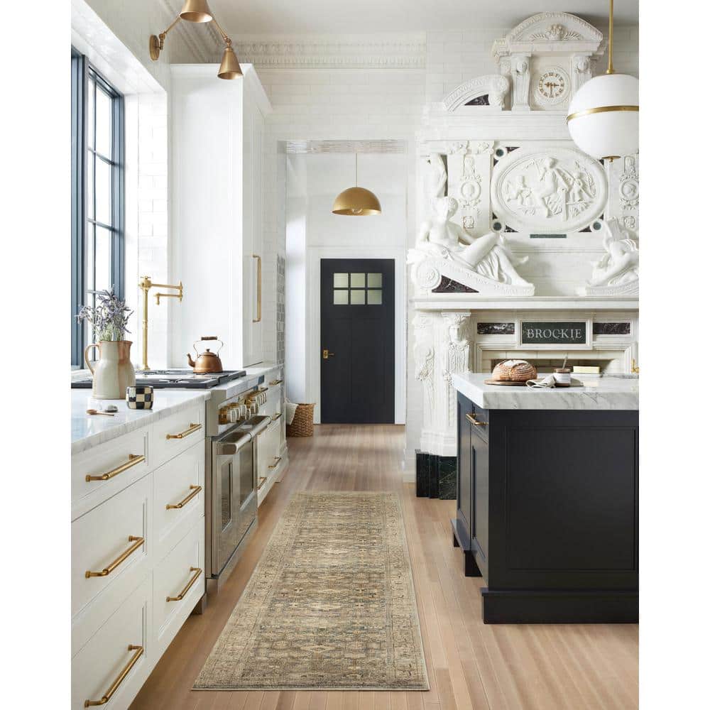 Margot Antique Sage Rectangular Stain-Resistant Synthetic Rug