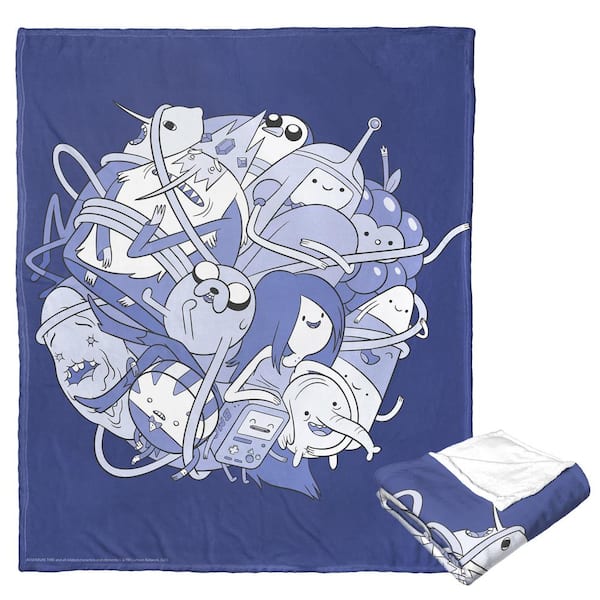 Adventure Time Ball of Fun Multi Color Silk Touch Throw Blanket