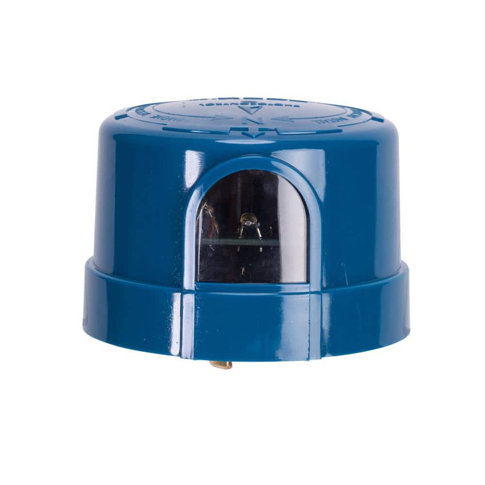 Blue Polycarbonate Twist Lock Photocontrol for Outdoor Use