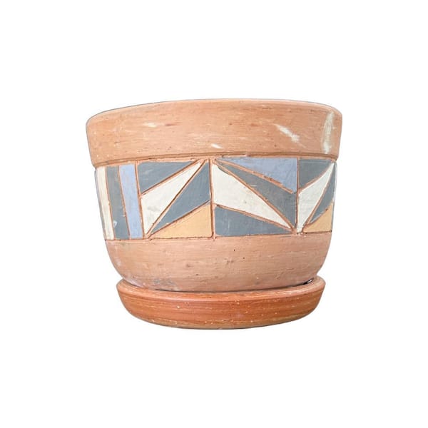 Terra Terrace Small Terracotta Planter for Indoor and Outdoor Use