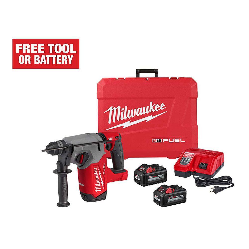 Milwaukee M18 FUEL 18V LithiumIon Brushless 1 in. Cordless SDSPlus
