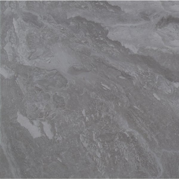 Alicante Grigio Glazed 18 in. x 18 in. Matte Porcelain Floor and