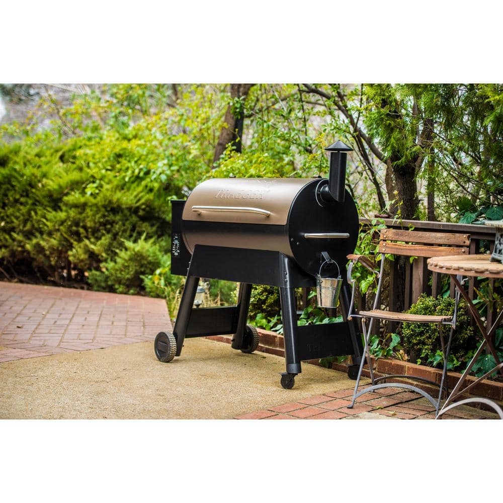 Traeger Pro 34 Bronze Pellet Grill with Auto Start