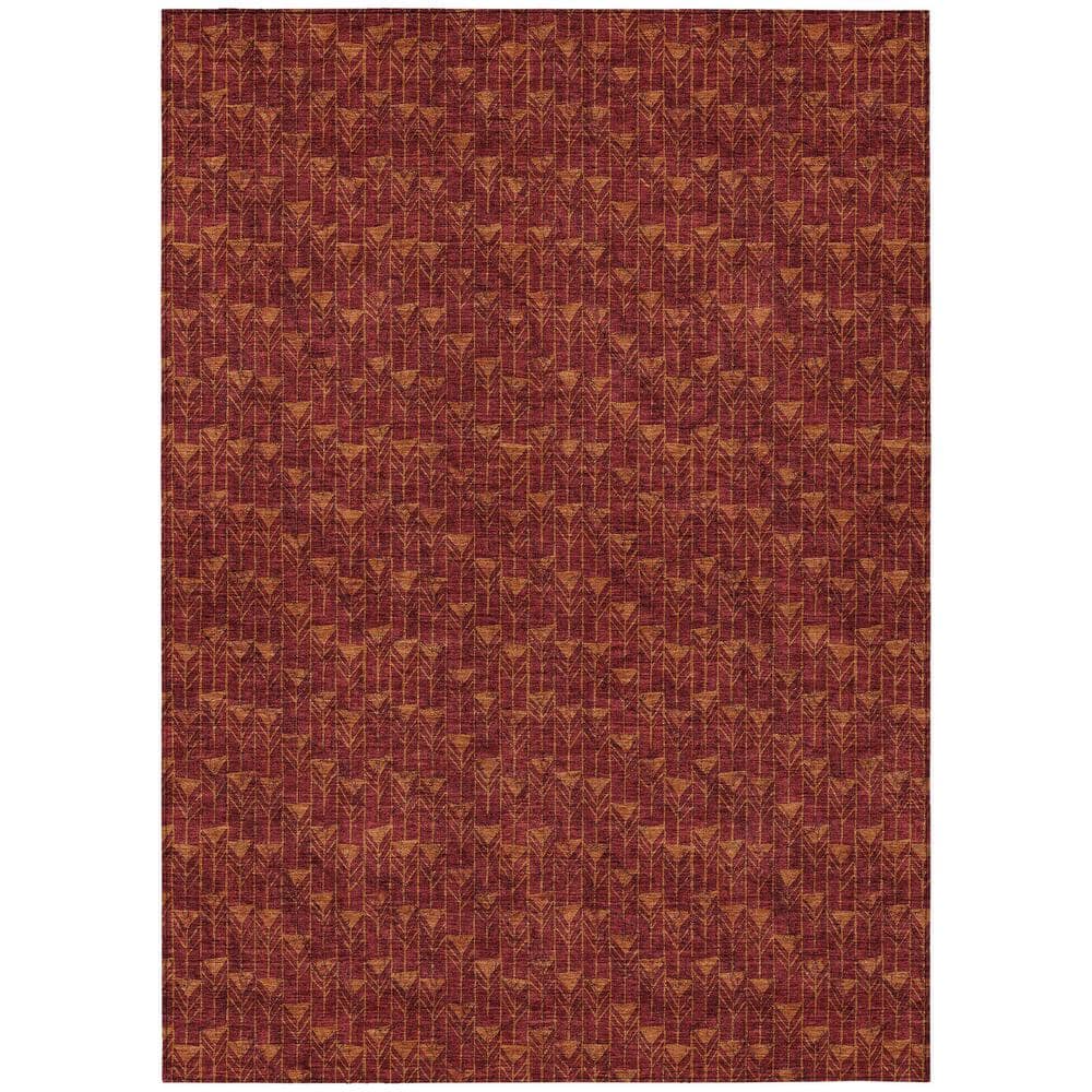 Chantille ACN514 Burgundy 2 ft. 6 in. x 3 ft. 10 in. Machine Washable Indoo