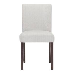 Banford Sable Brown Wood Upholstered Dining Chair with Riverbed Brown Seat (1 piece) (34 in. H x 18 in. W)