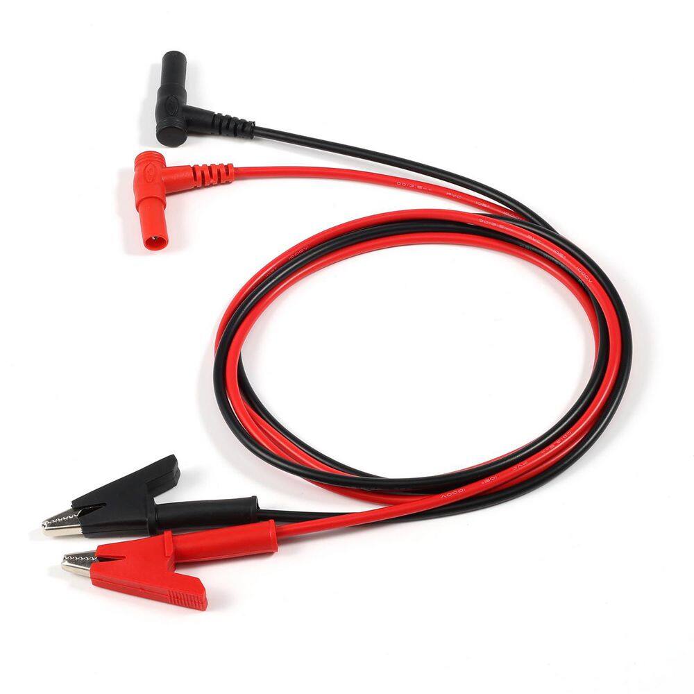 2-Piece Series 3 ft. L Type Banana Male Plug to Alligator Clip Pure Copper Electrical Test Probe Cable price history on PriceWatchPro