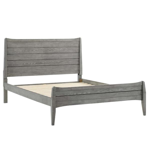 Georgia Gray King Wood Platform Bed
