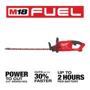 M18 FUEL 120 MPH 450 CFM 18-Volt Lithium-Ion Brushless Cordless Handheld Blower Kit with M18 FUEL Hedge Trimmer(2-Tool)