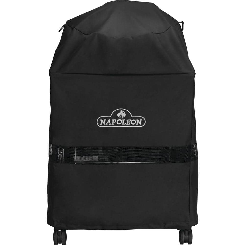 NAPOLEON 22 in. Charcoal Grill Cover for Cart Models in Black  