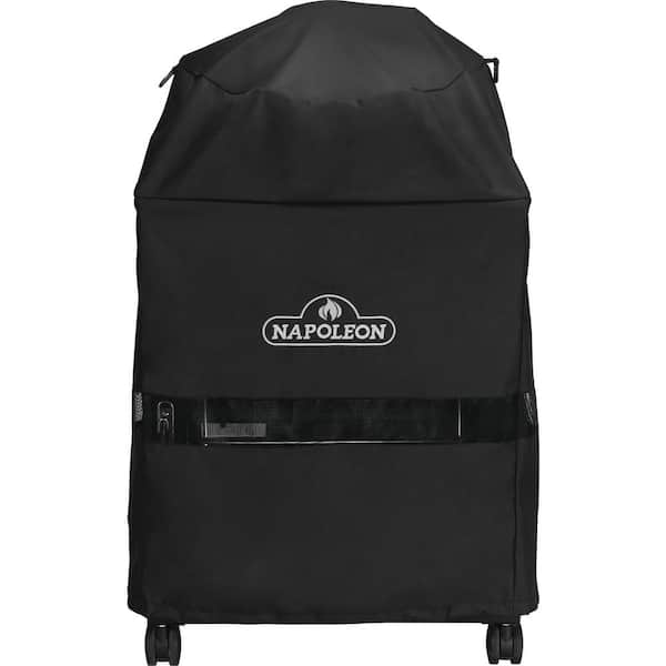 NAPOLEON 22 in. Charcoal Grill Cover for Cart Models in Black