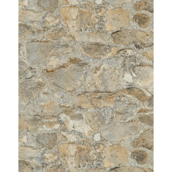 York Wallcoverings Field Stone Grasscloth Paper Strippable Wallpaper (Covers 57.75 sq. ft.)