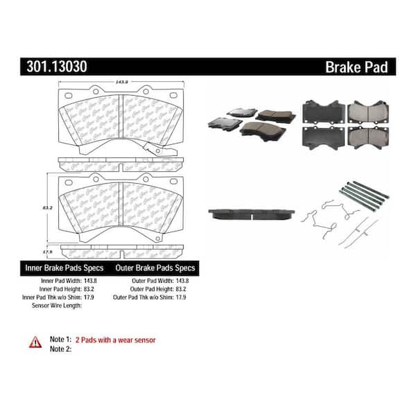 Centric Parts Disc Brake Pad Set