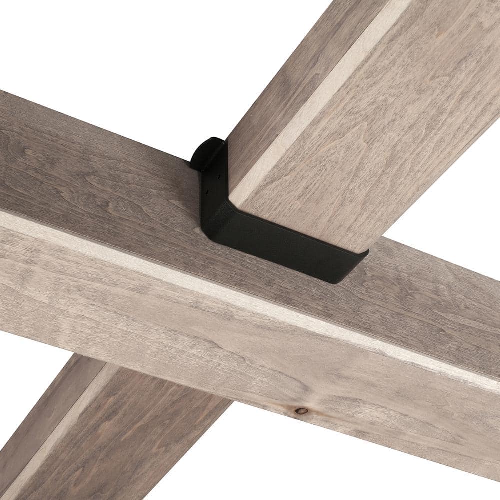 8-Foot Gray Stainable Wood Faux Ceiling Beam