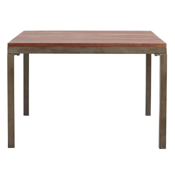 Unbranded Holbrook 44 in. Square Coffee Bean Dining Table
