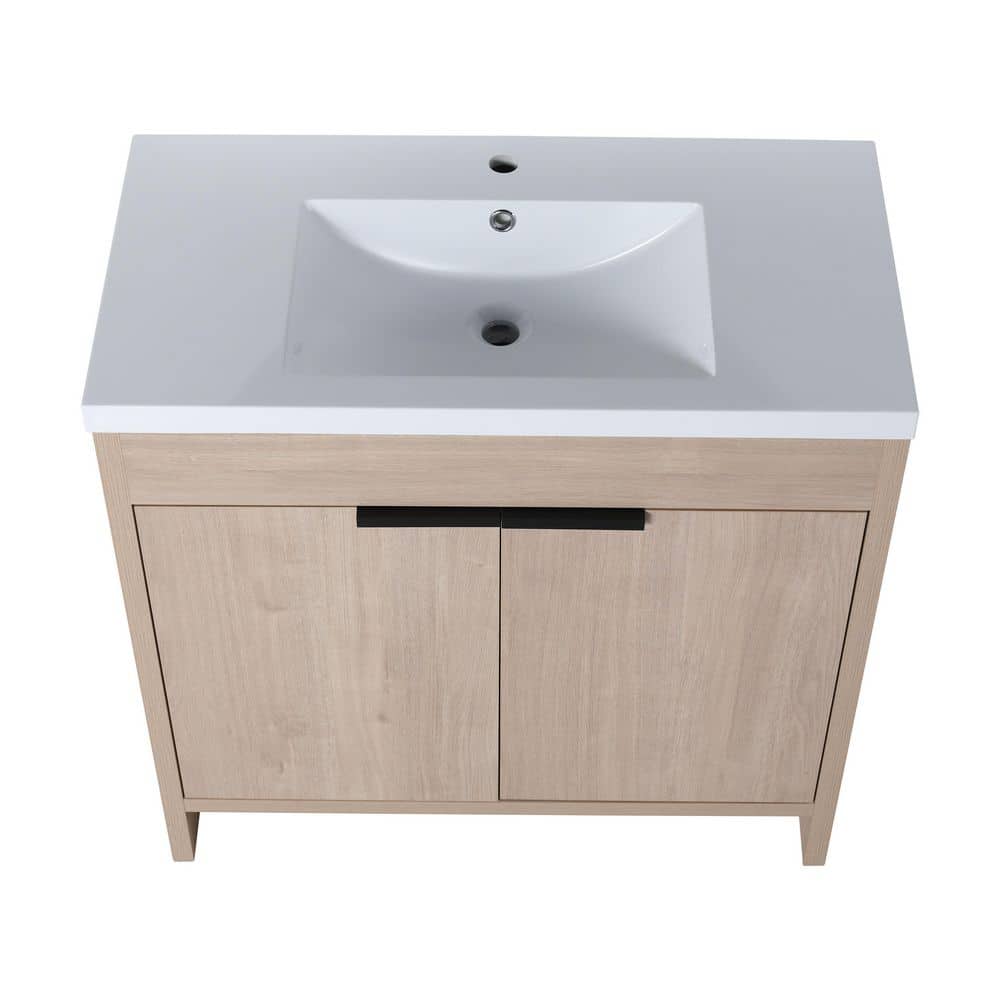 Quality Durable 36 in. W x 18 in. D x 34 in. H Freestanding Bath Vanity in 