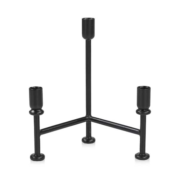 Elstan Black Iron Tripod Candle Holder