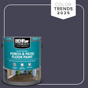 1 gal. #PPU15-19 Black Sapphire Gloss Enamel Interior/Exterior Porch and Patio Floor Paint