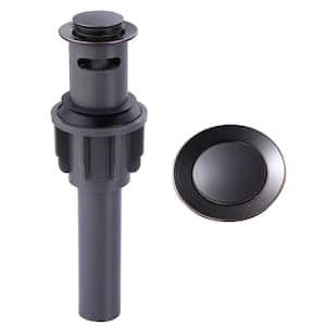 Pop Up Drain with Overflow in Oil Rubbed Bronze