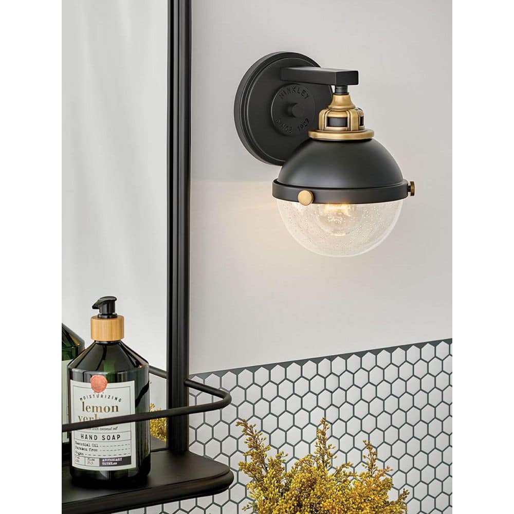 Fletcher 6.25 in. 1 Light Black Vanity Light price history on PriceWatchPro