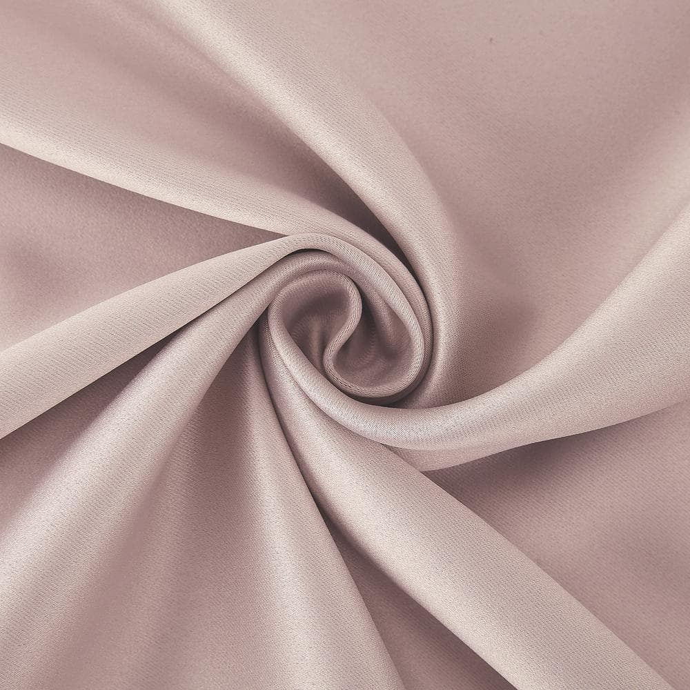 Blush Polyester Blackout Grommet Window Panel 52" x 84"