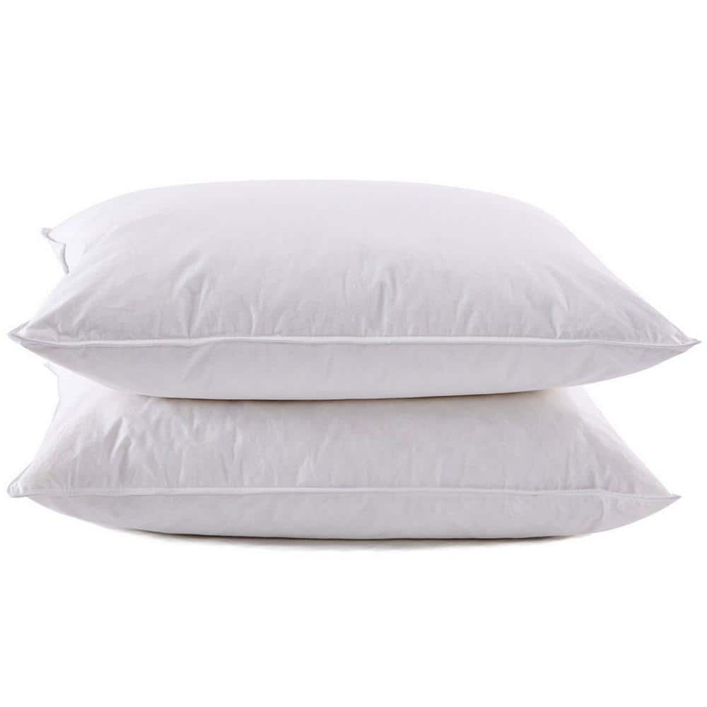 Pure Down Puredown Goose Down Standard Pillow (Set of 2) PD-DP15002-S ...