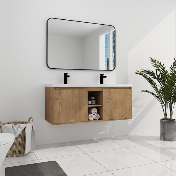 Staykiwi 48 in. W x 18.5 in. D x 21 in. H Floating Bath Vanity in