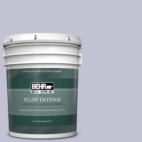 BEHR ULTRA 5 gal. #S560-2 Lavender Honor Extra Durable Semi-Gloss Enamel Interior Paint & Primer