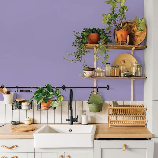 Glidden Premium 1 gal. PPG1175-5 French Violet Satin Interior