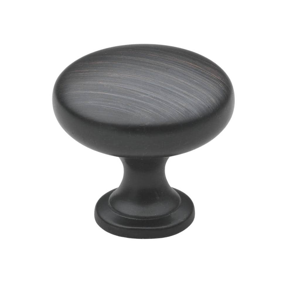 GlideRite 1-1/8 in. Dia Oil Rubbed Bronze Classic Round Cabinet Knob ...