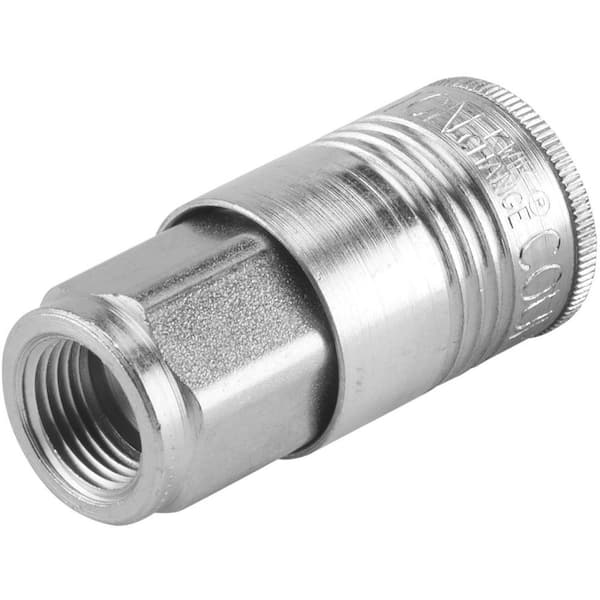 Milton S-1756 3/8″ Safety Exhaust Coupler – 1/4″ FNPT Pneumatic Fitting For Air Tools