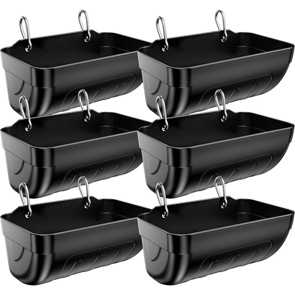 Goat Feeders Hanging 3.5 qt. Chicken Waterer Trough 6 Pack Livestock Supplies price history on PriceWatchPro