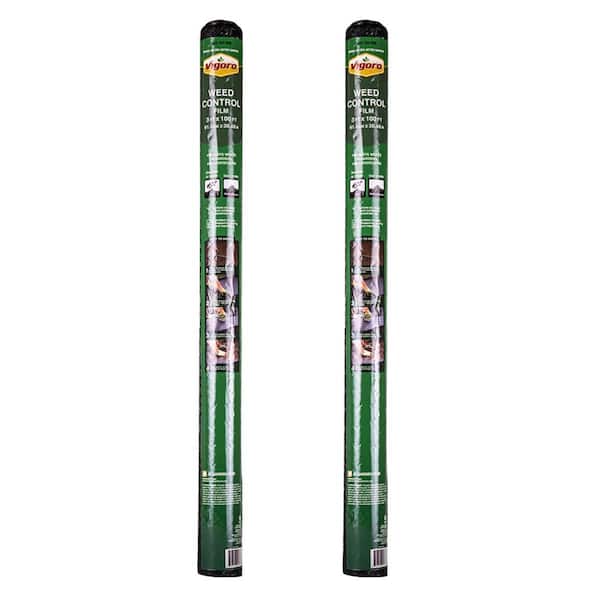 3 ft. x 100 ft. WeedBlock Weed Barrier Landscape Fabric with Microfunnels (2-Pack)