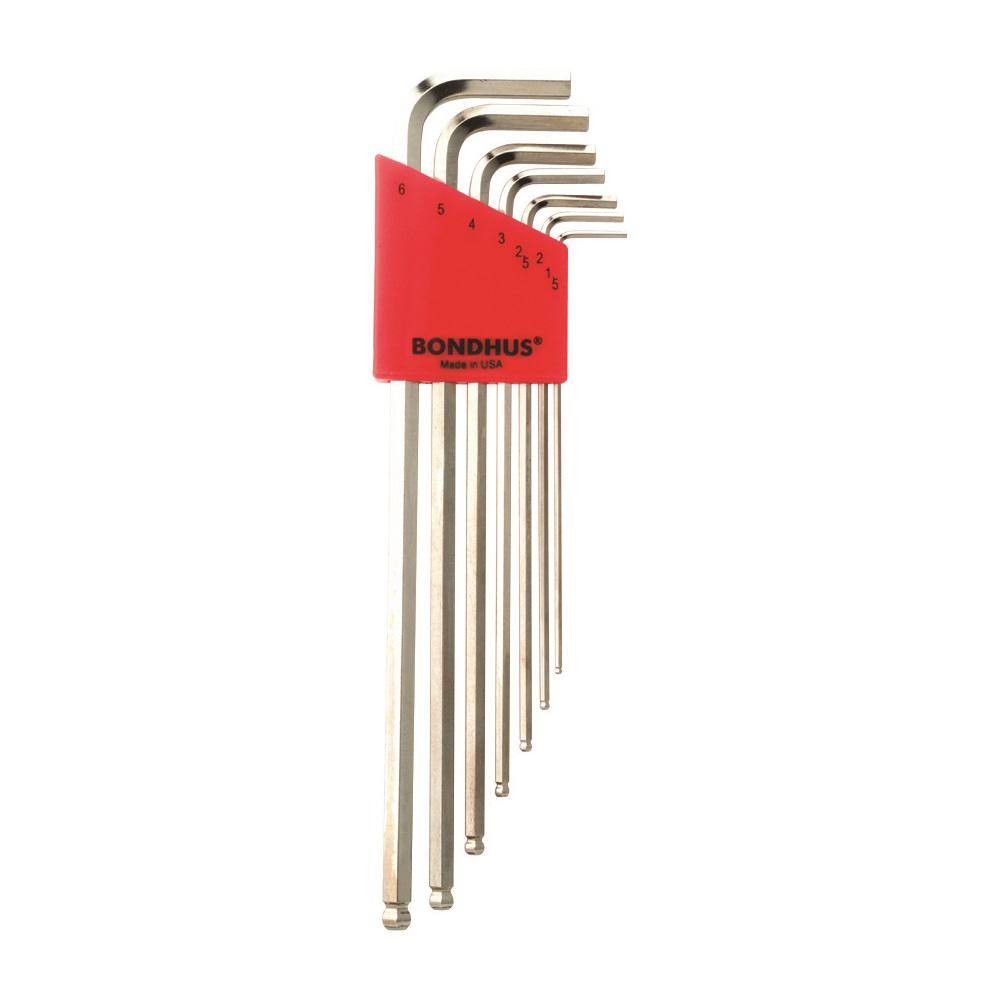 Bondhus 16649 Sechskant Schraubendreher – 1,27 Mm, Mit Ball End Und Briteguard Finish, 2 Stück