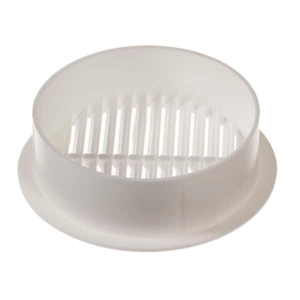 2x SOFFIT VENTS White Plastic Round Push Fit Attic Loft Roof Caravan Ventilation 