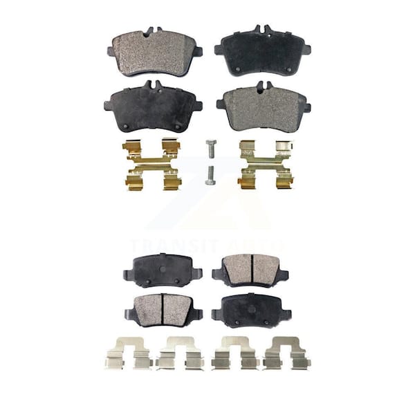 TEC Front Rear Ceramic Brake Pads Kit For 2006-2011 Mercedes-Benz B200 KTC-100156