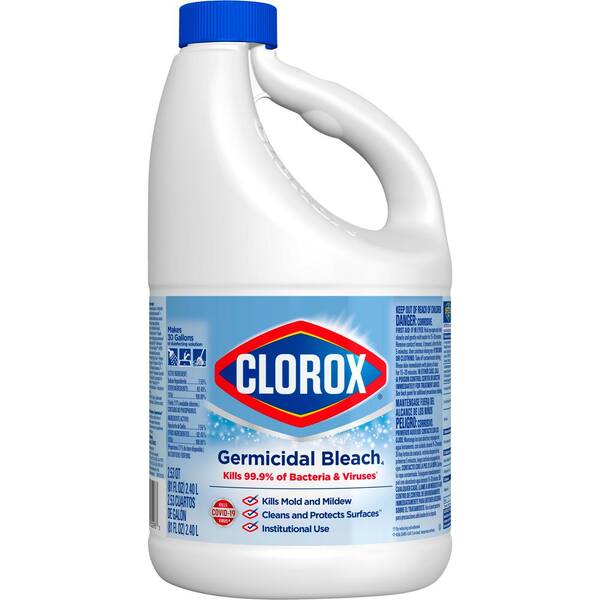 Clorox 81 oz. Concentrated Regular Disinfecting Liquid Bleach Cleaner  (6-Pack) C-311934849-6 - The Home Depot