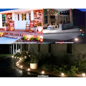 6-Bulb 50 ft. Bronze Outdoor Integrated LED 2200K Color Changing Landscape Path Lights